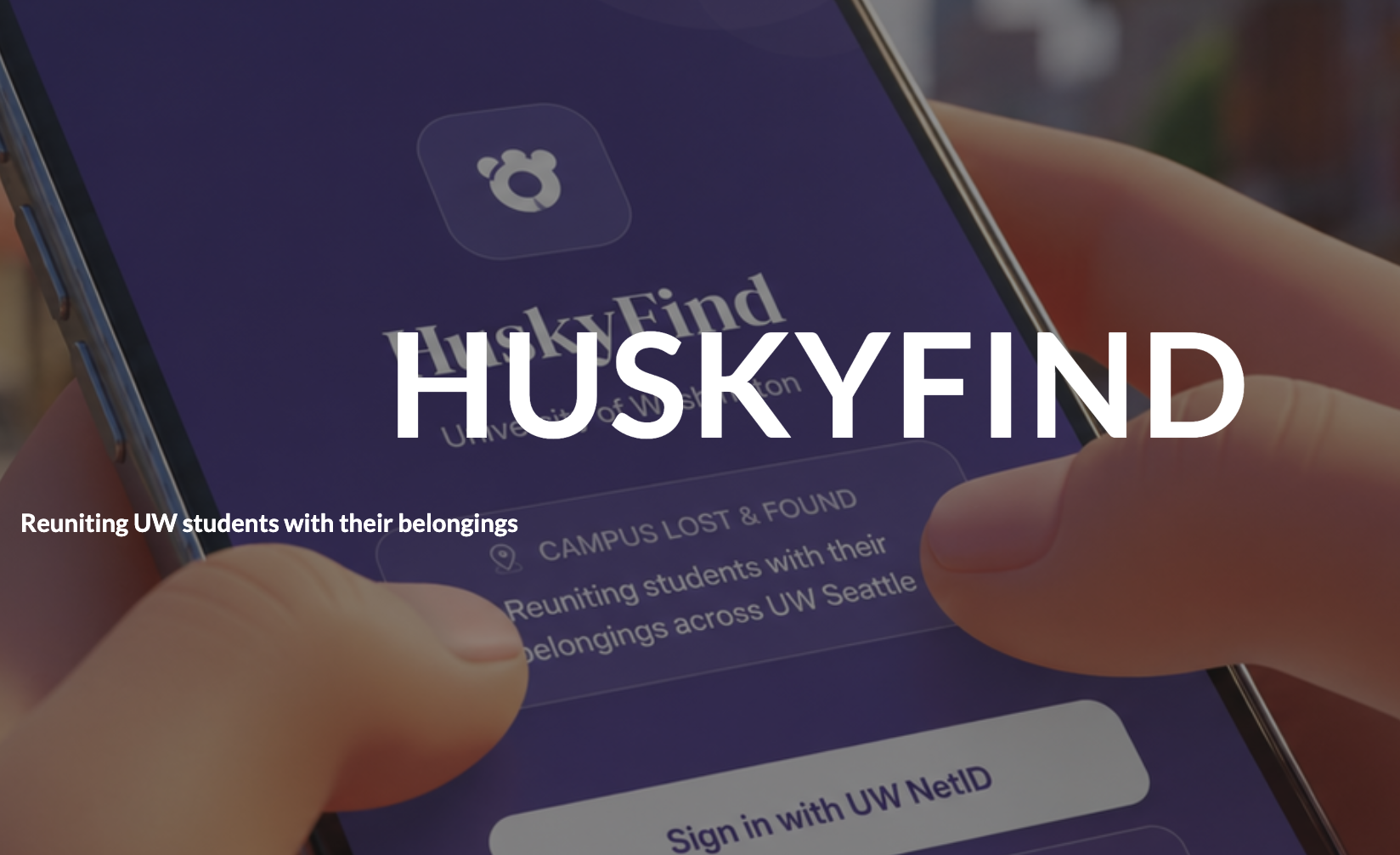 Project logo for HuskyFind
